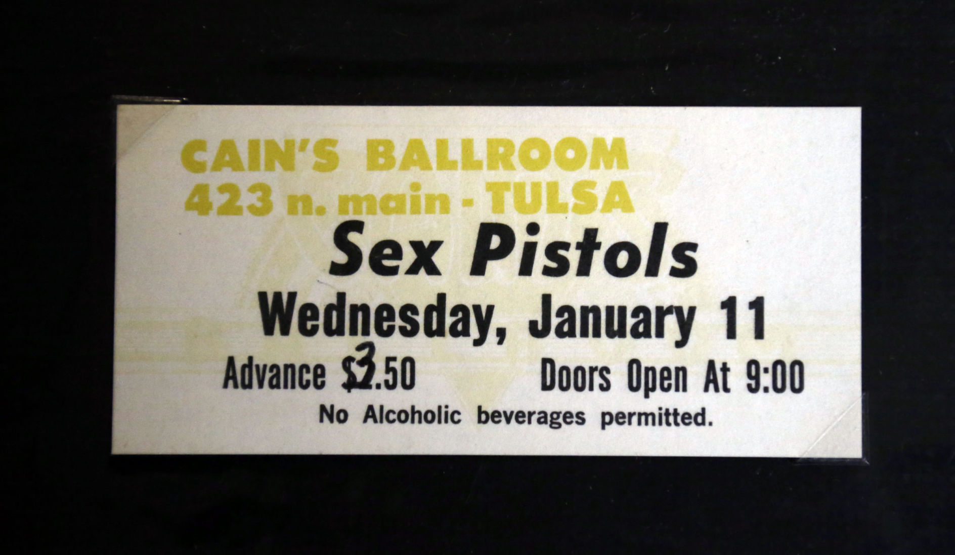 Sex Pistols ticket